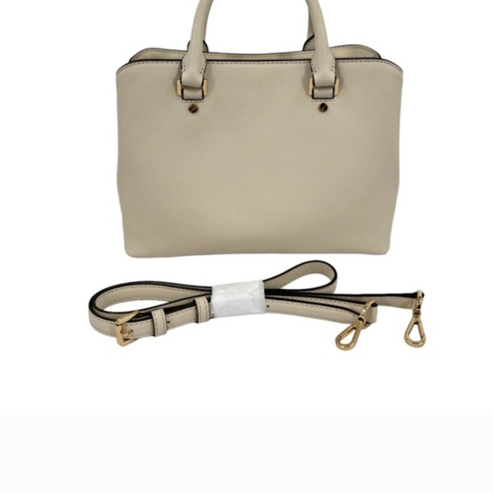 Michael Kors Kellen Leather Satchel Crossbody Bag - Picture 4 of 10